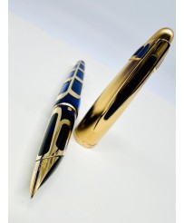 WATERMAN Edson: penna stilografica edizione limitata, pennino M in oro 18k, BERTOLAMI FINE ARTS